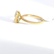 2.16 CTW Radiant-Cut Lab Grown Diamond Engagement Ring view 3