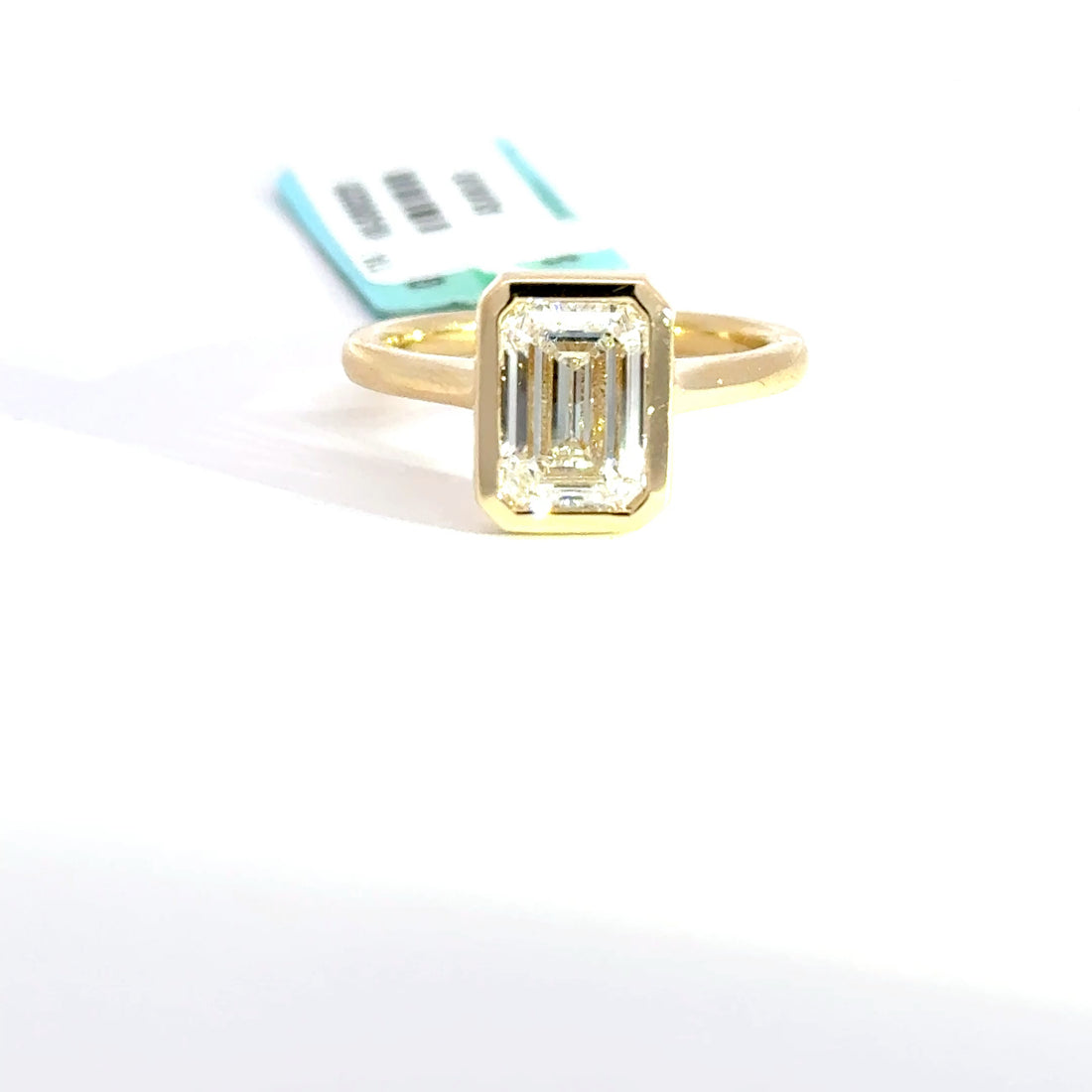 2.02 CTW Emerald-Cut Lab Grown Diamond Engagement Ring