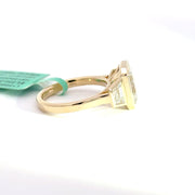 3.72 CTW Emerald-Cut Lab Grown Diamond Engagement Ring view 5