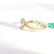 2.09 CTW Oval-Cut Lab Grown Diamond Engagement Ring view 3