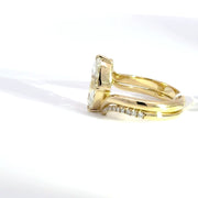 2.17 CTW Marquise-Cut Lab Grown Diamond Engagement Ring view 3