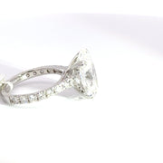 7.97 CTW Oval-Cut Lab Grown Diamond Engagement Ring view 5