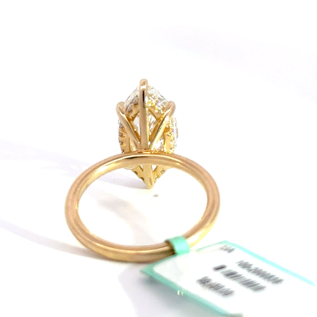 5.20 CTW Marquise-Cut Lab Grown Diamond Engagement Ring