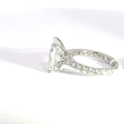 6.69 CTW Emerald-Cut Lab Grown Diamond Engagement Ring view 3