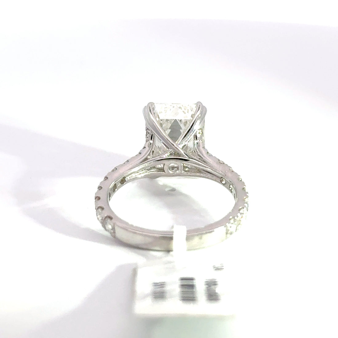 6.69 CTW Emerald-Cut Lab Grown Diamond Engagement Ring