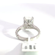 6.69 CTW Emerald-Cut Lab Grown Diamond Engagement Ring view 4