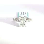 4.64 CTW Radiant-Cut Lab Grown Diamond Engagement Ring view 2