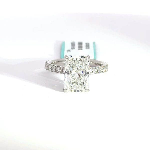 4.64 CTW Radiant-Cut Lab Grown Diamond Engagement Ring