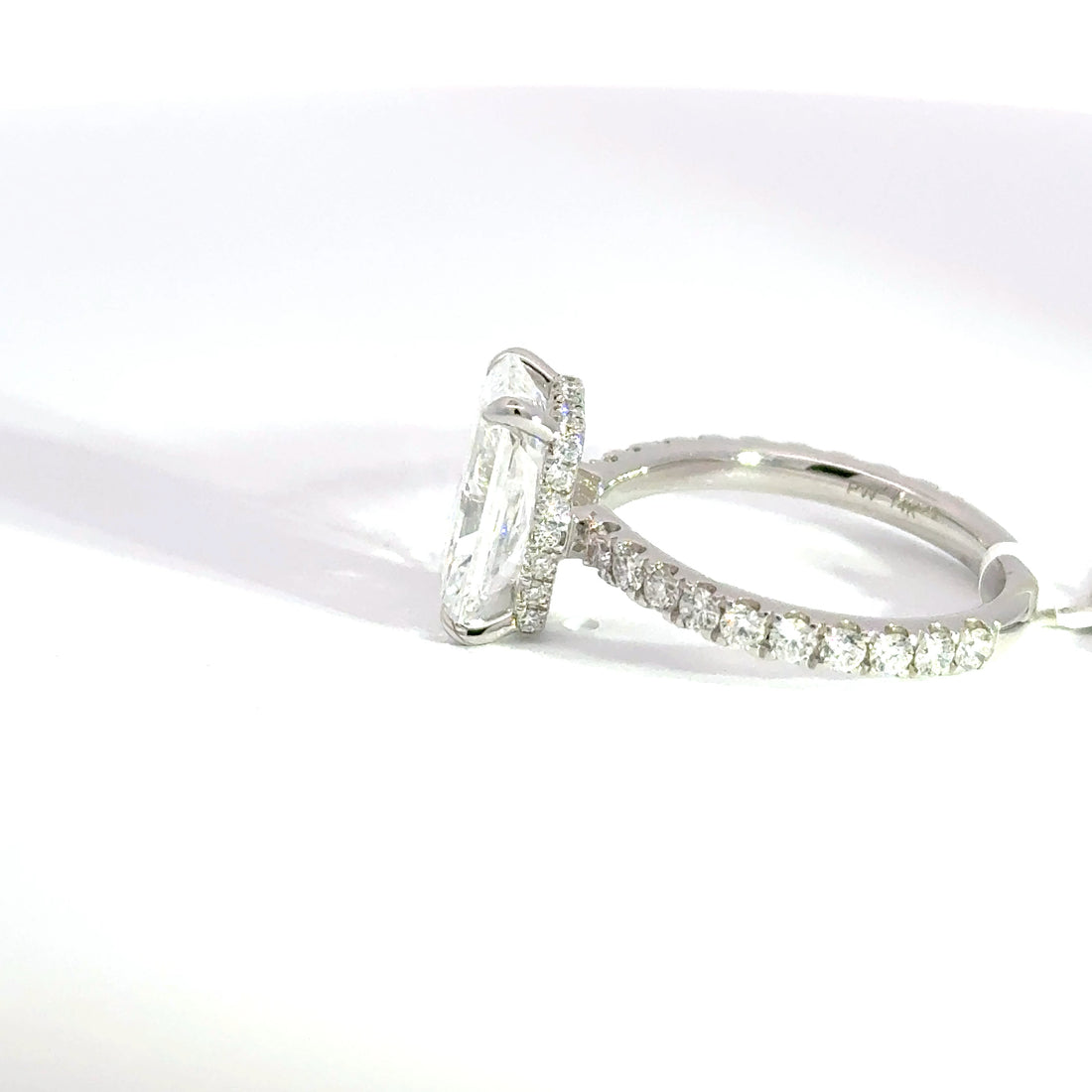 4.64 CTW Radiant-Cut Lab Grown Diamond Engagement Ring