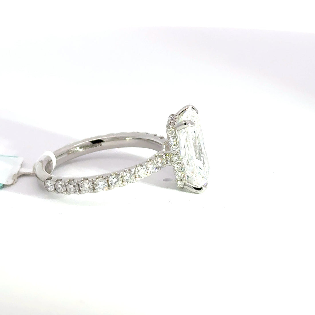 4.64 CTW Radiant-Cut Lab Grown Diamond Engagement Ring
