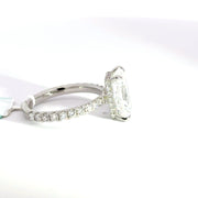 4.64 CTW Radiant-Cut Lab Grown Diamond Engagement Ring view 5
