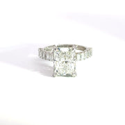 5.53 CTW Radiant-Cut Lab Grown Diamond Engagement Ring view 2