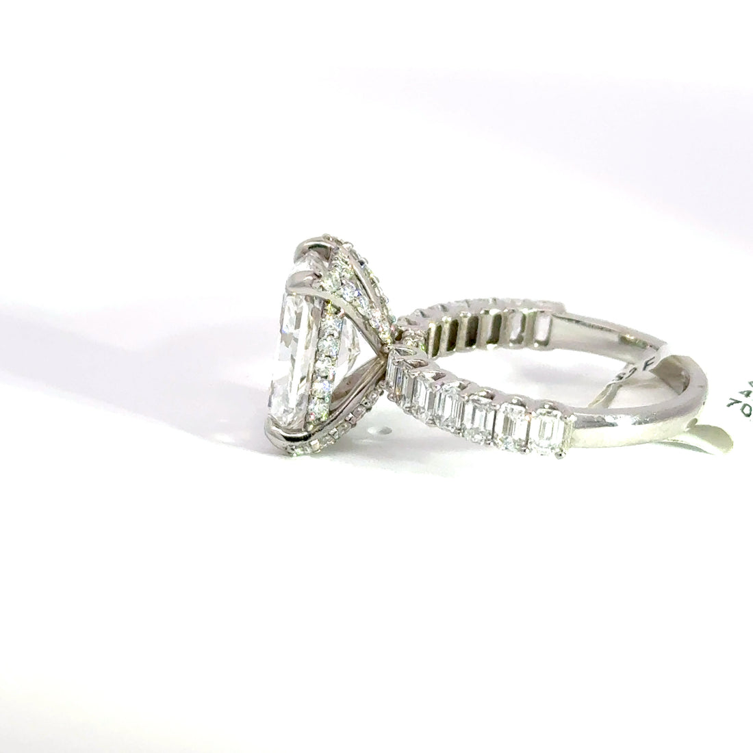 5.53 CTW Radiant-Cut Lab Grown Diamond Engagement Ring