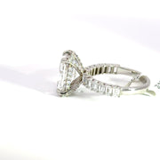 5.53 CTW Radiant-Cut Lab Grown Diamond Engagement Ring view 3