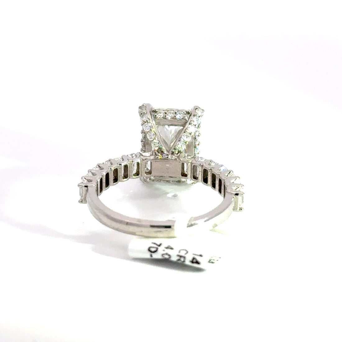 5.53 CTW Radiant-Cut Lab Grown Diamond Engagement Ring