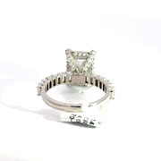 5.53 CTW Radiant-Cut Lab Grown Diamond Engagement Ring view 4