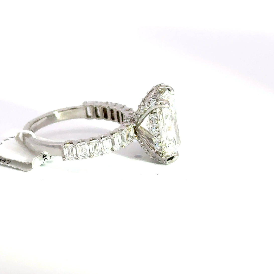 5.53 CTW Radiant-Cut Lab Grown Diamond Engagement Ring
