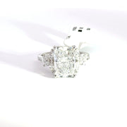 4.66 CTW Radiant-Cut Lab Grown Diamond Engagement Ring view 2