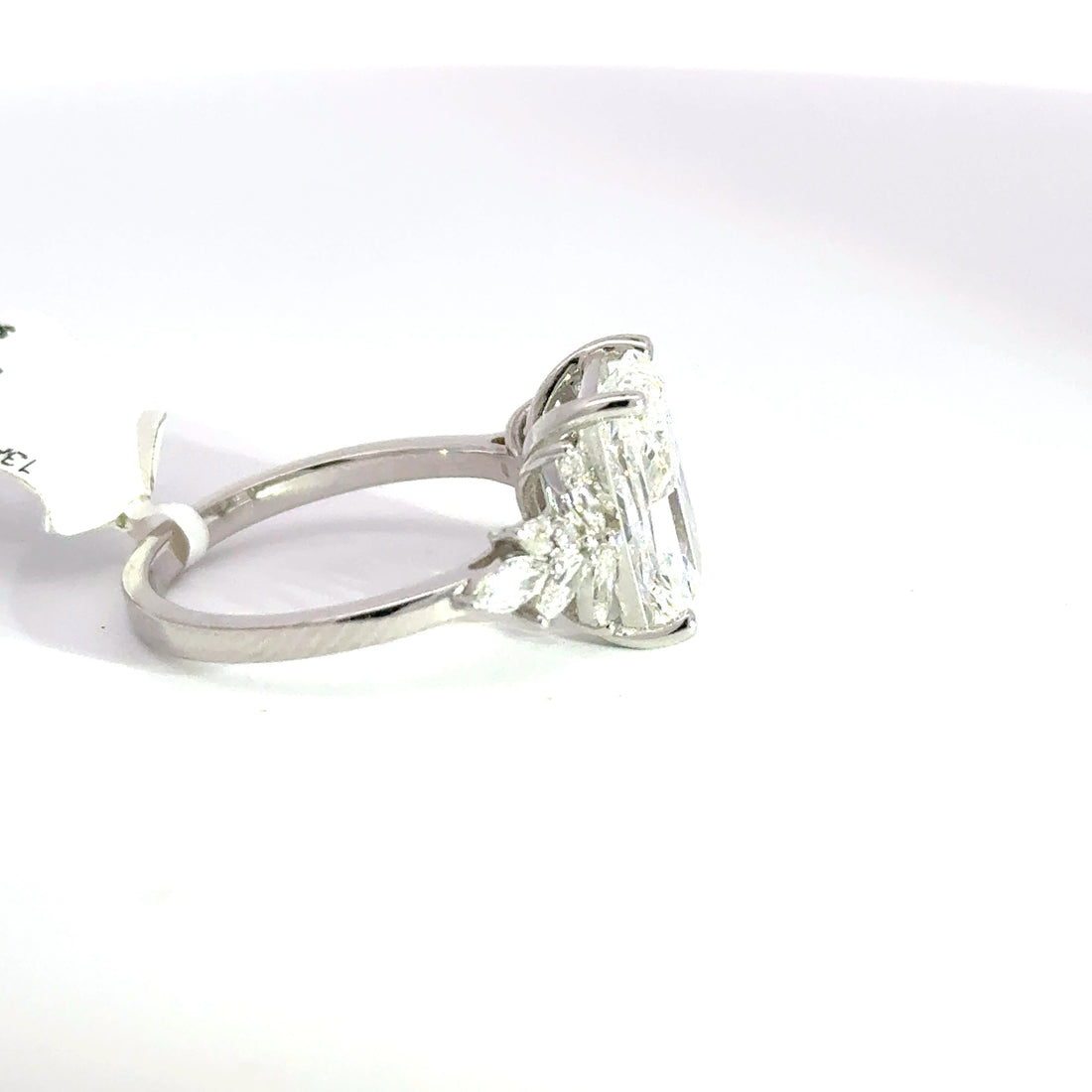 4.66 CTW Radiant-Cut Lab Grown Diamond Engagement Ring