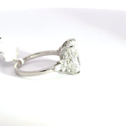 4.66 CTW Radiant-Cut Lab Grown Diamond Engagement Ring view 5