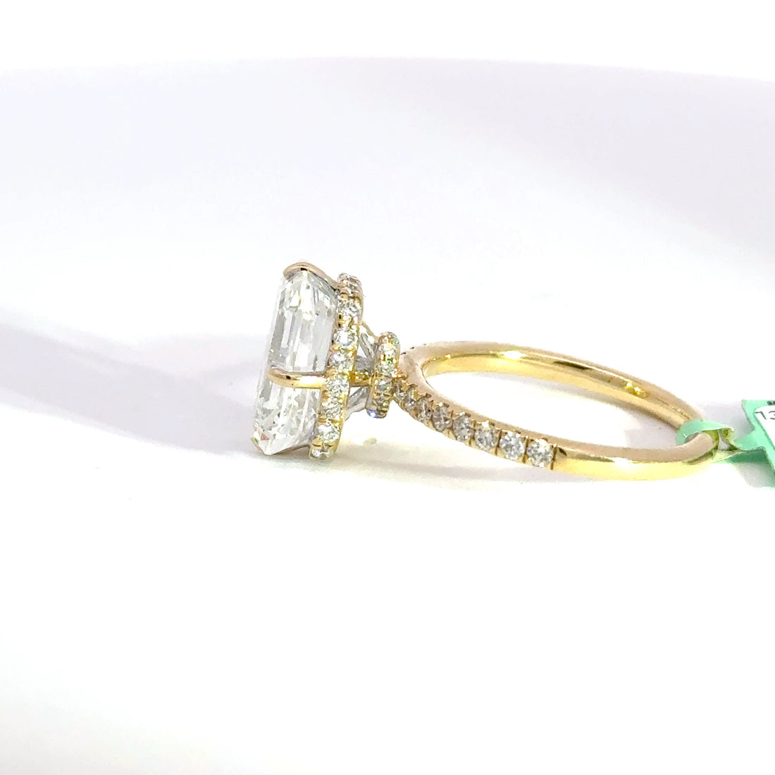 5.19 CTW Emerald-Cut Lab Grown Diamond Engagement Ring