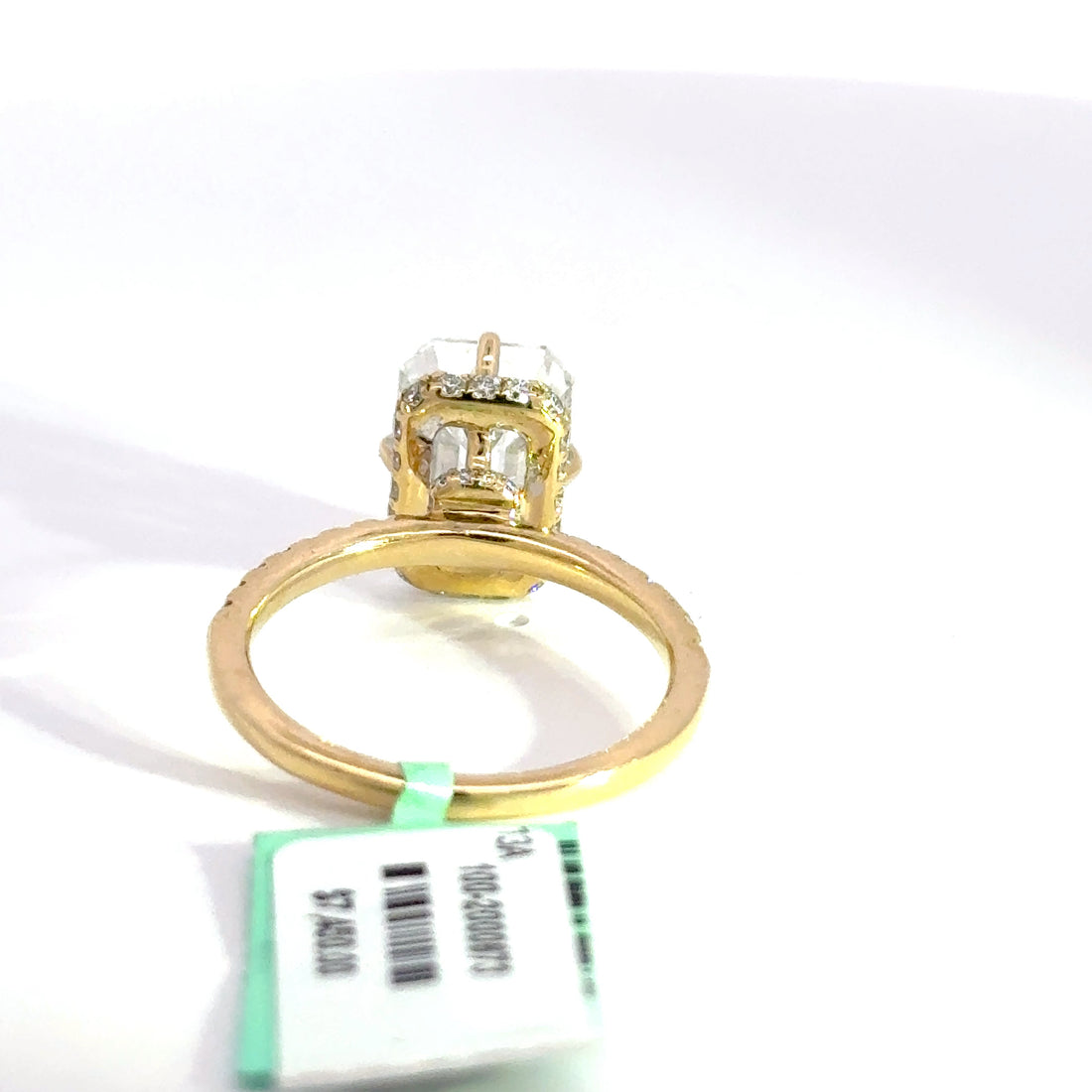 5.19 CTW Emerald-Cut Lab Grown Diamond Engagement Ring
