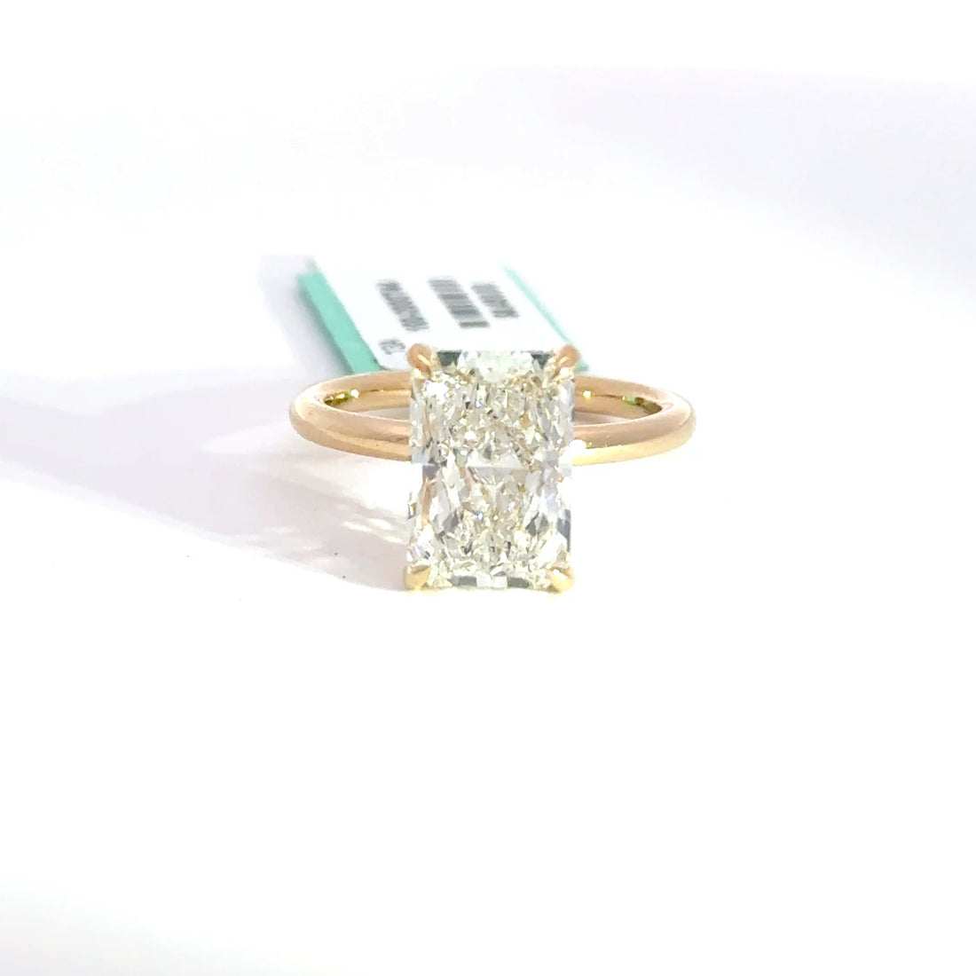 4.23 CTW Radiant-Cut Lab Grown Diamond Engagement Ring