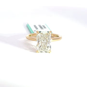 4.23 CTW Radiant-Cut Lab Grown Diamond Engagement Ring view 2