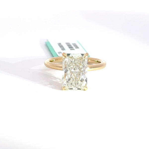 4.23 CTW Radiant-Cut Lab Grown Diamond Engagement Ring