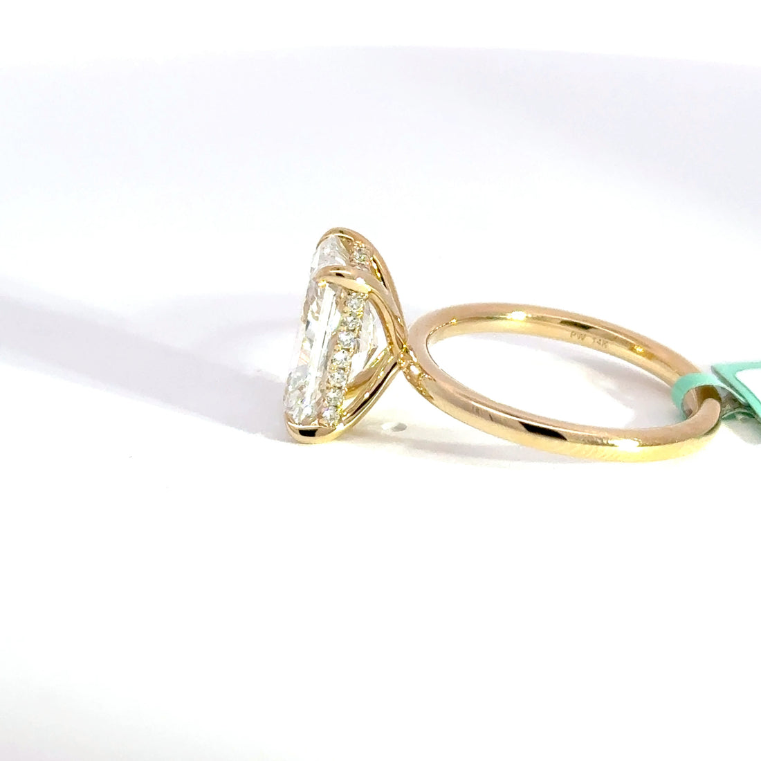4.23 CTW Radiant-Cut Lab Grown Diamond Engagement Ring