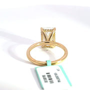 4.23 CTW Radiant-Cut Lab Grown Diamond Engagement Ring view 4