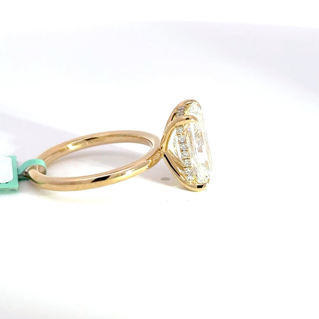 4.23 CTW Radiant-Cut Lab Grown Diamond Engagement Ring