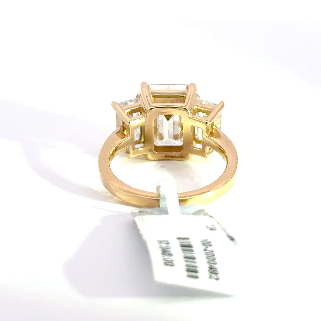 7.03 CTW Emerald-Cut Lab Grown Diamond Engagement Ring