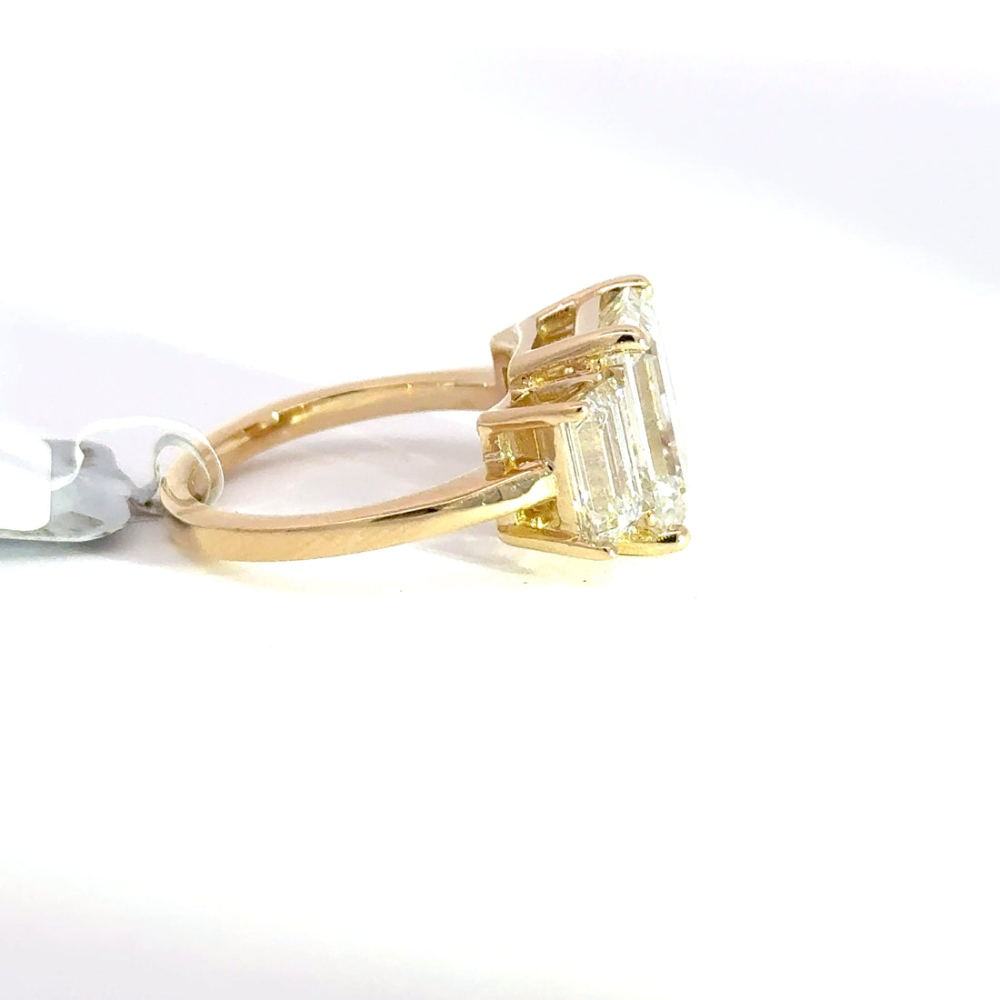 7.03 CTW Emerald-Cut Lab Grown Diamond Engagement Ring