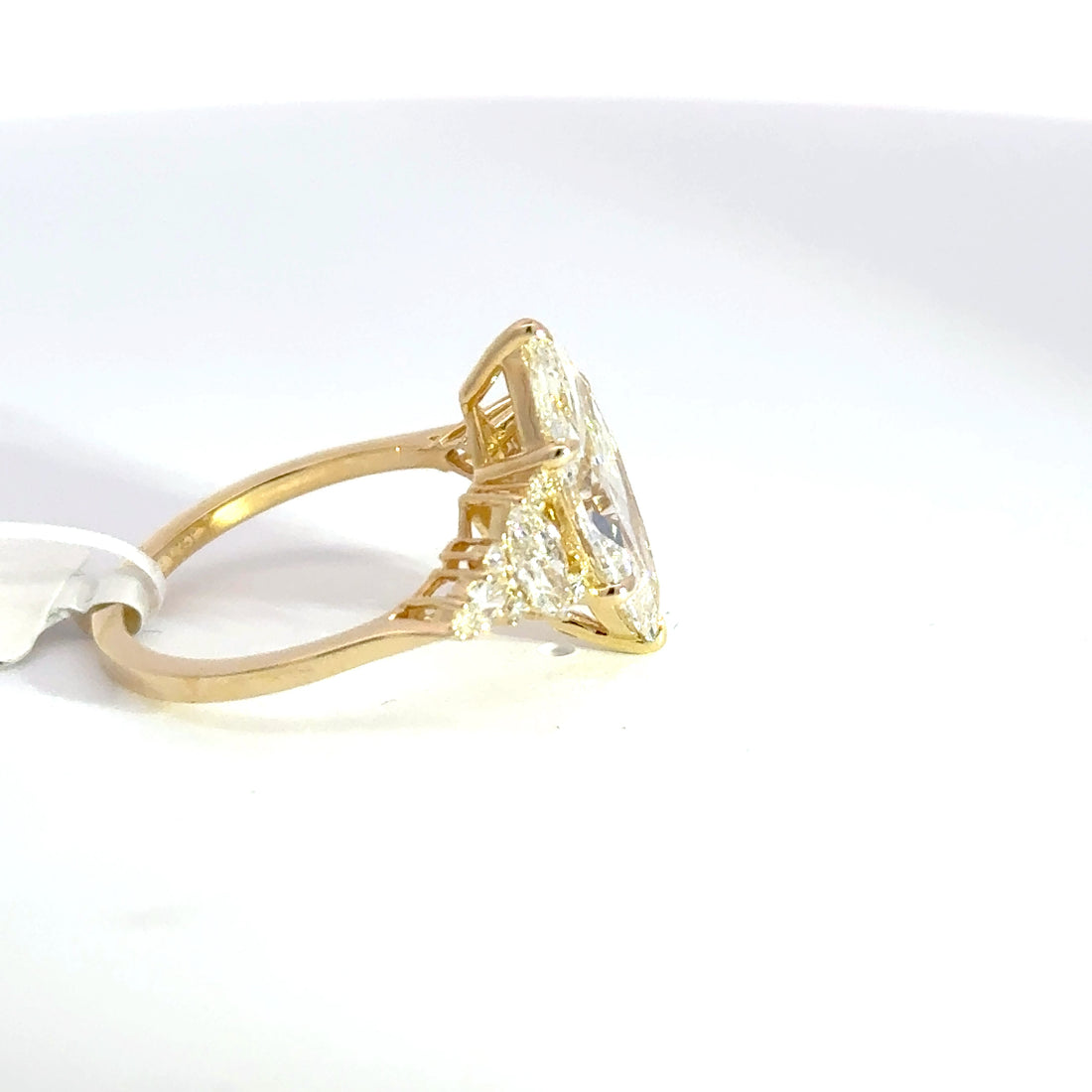 3.60 CTW Marquise-Cut Lab Grown Diamond Engagement Ring