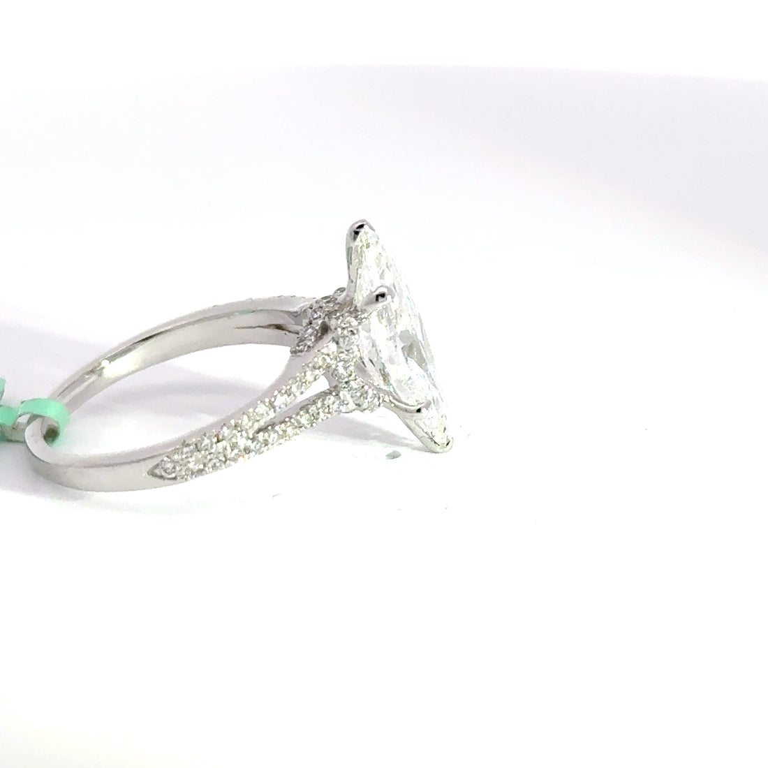 3.49 CTW Marquise-Cut Lab Grown Diamond Engagement Ring
