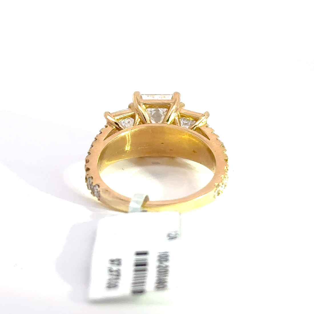 5.90 CTW Emerald-Cut Lab Grown Diamond Engagement Ring