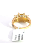 5.90 CTW Emerald-Cut Lab Grown Diamond Engagement Ring view 4