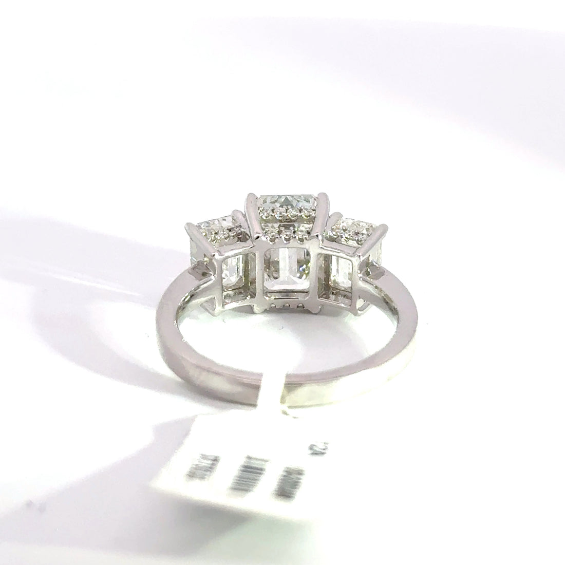 4.32 CTW Emerald-Cut Lab Grown Diamond Engagement Ring