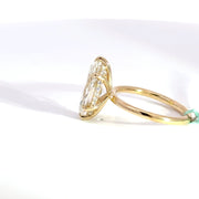 3.17 CTW Marquise-Cut Lab Grown Diamond Engagement Ring view 3