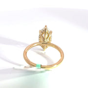 3.17 CTW Marquise-Cut Lab Grown Diamond Engagement Ring view 4