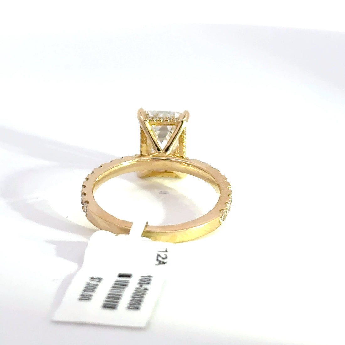 3.62 CTW Emerald-Cut Lab Grown Diamond Engagement Ring