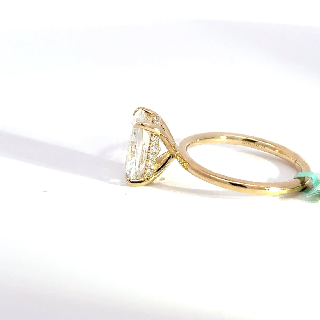 3.15 CTW Elongated Cushion-Cut Lab Grown Diamond Engagement Ring