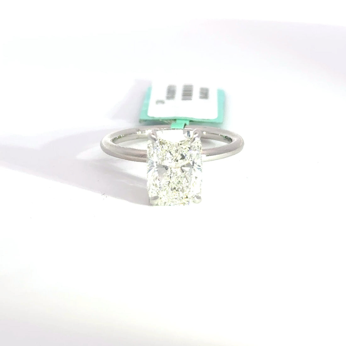 3.21 CTW Elongated Cushion-Cut Lab Grown Diamond Engagement Ring