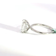 3.21 CTW Elongated Cushion-Cut Lab Grown Diamond Engagement Ring view 3