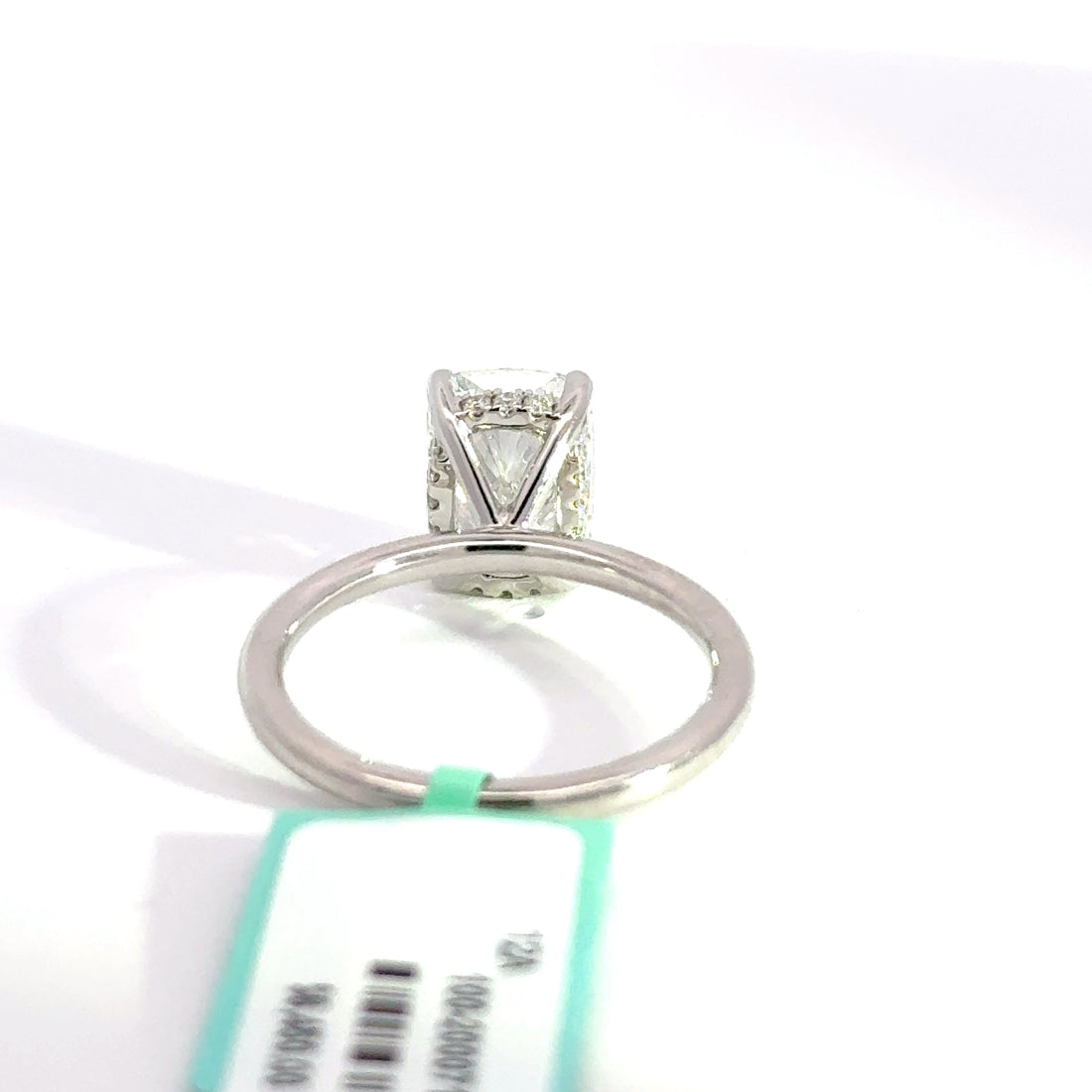 3.21 CTW Elongated Cushion-Cut Lab Grown Diamond Engagement Ring