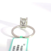 3.21 CTW Elongated Cushion-Cut Lab Grown Diamond Engagement Ring view 4