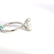3.21 CTW Elongated Cushion-Cut Lab Grown Diamond Engagement Ring view 5