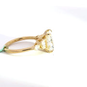 3.78 CTW Radiant-Cut Lab Grown Diamond Engagement Ring view 5