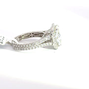 3.97 CTW Radiant-Cut Lab Grown Diamond Engagement Ring view 5